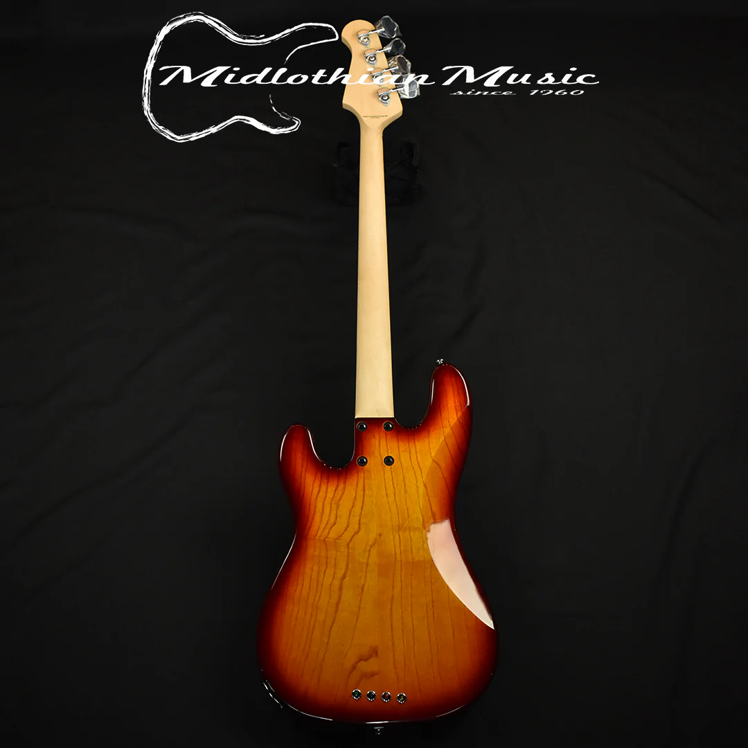 Lakland Skyline 44-64 Deluxe PJ Bass Guitar - Honeyburst Finish (220612165) w/FREE GATOR GIG BAG - Image 5
