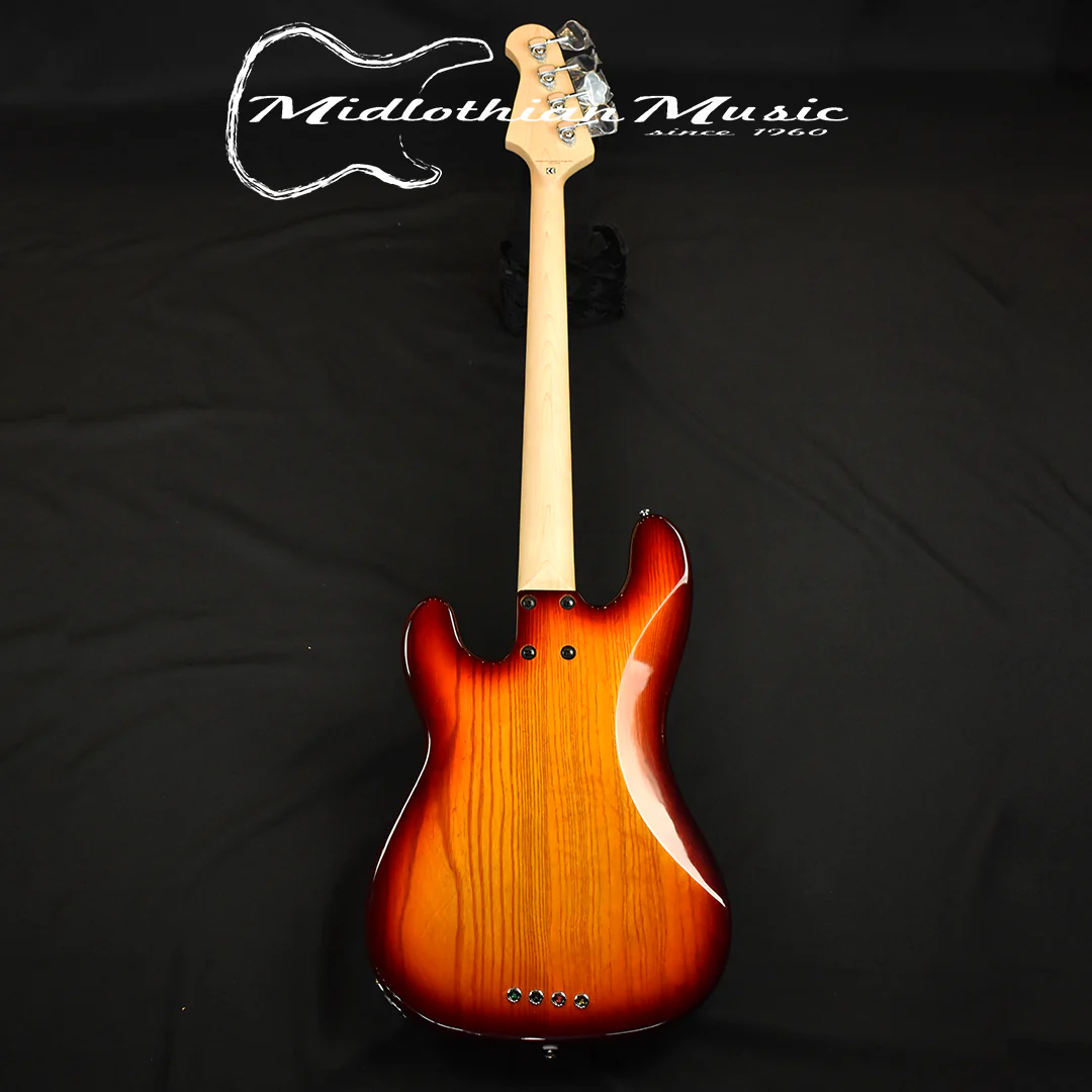 Lakland Skyline 44-64 Deluxe PJ Bass Guitar - Honeyburst Finish (220718048) w/FREE GATOR GIG BAG - Image 5