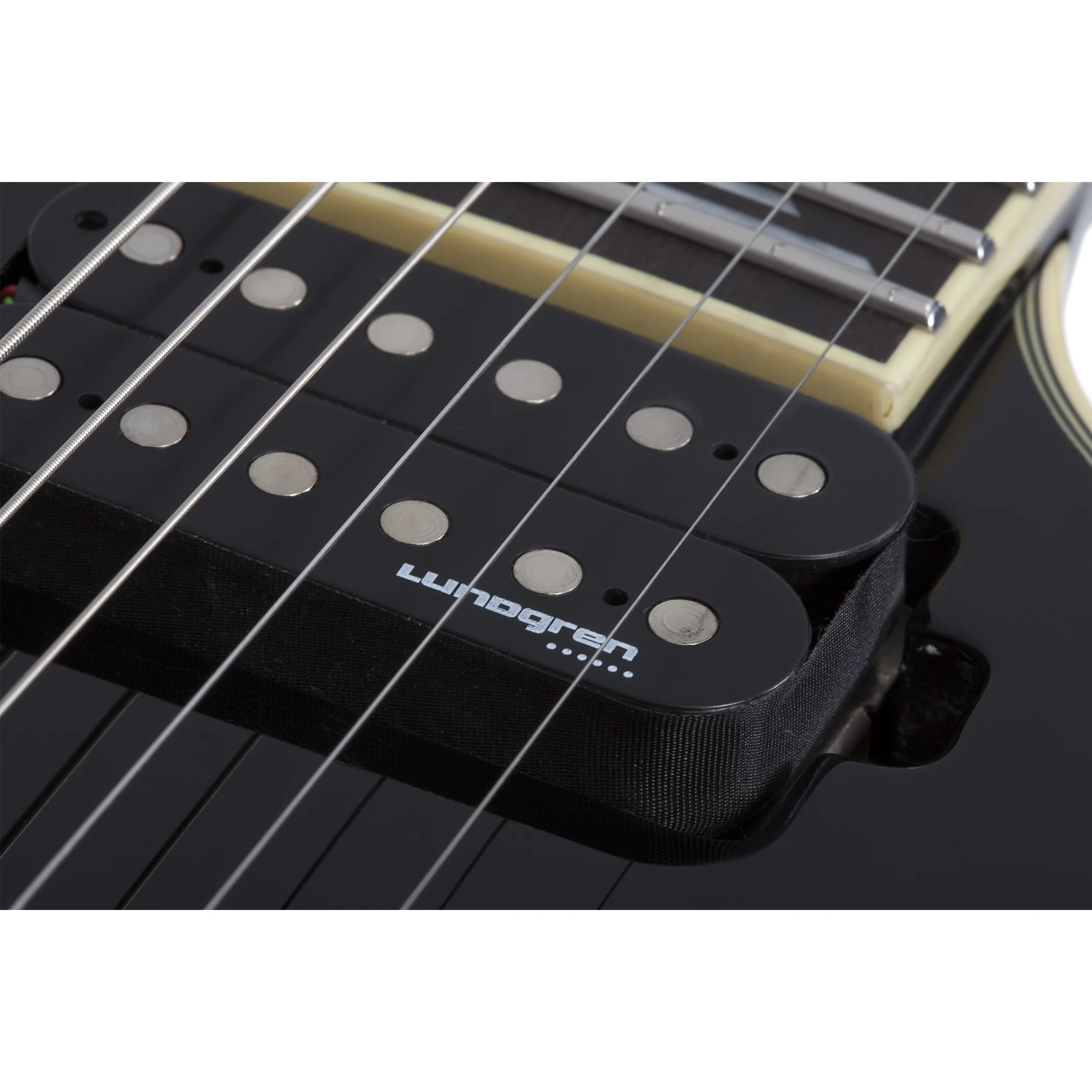 Schecter C-1 Blackjack Electric Guitar - Gloss Black Finish - Image 10