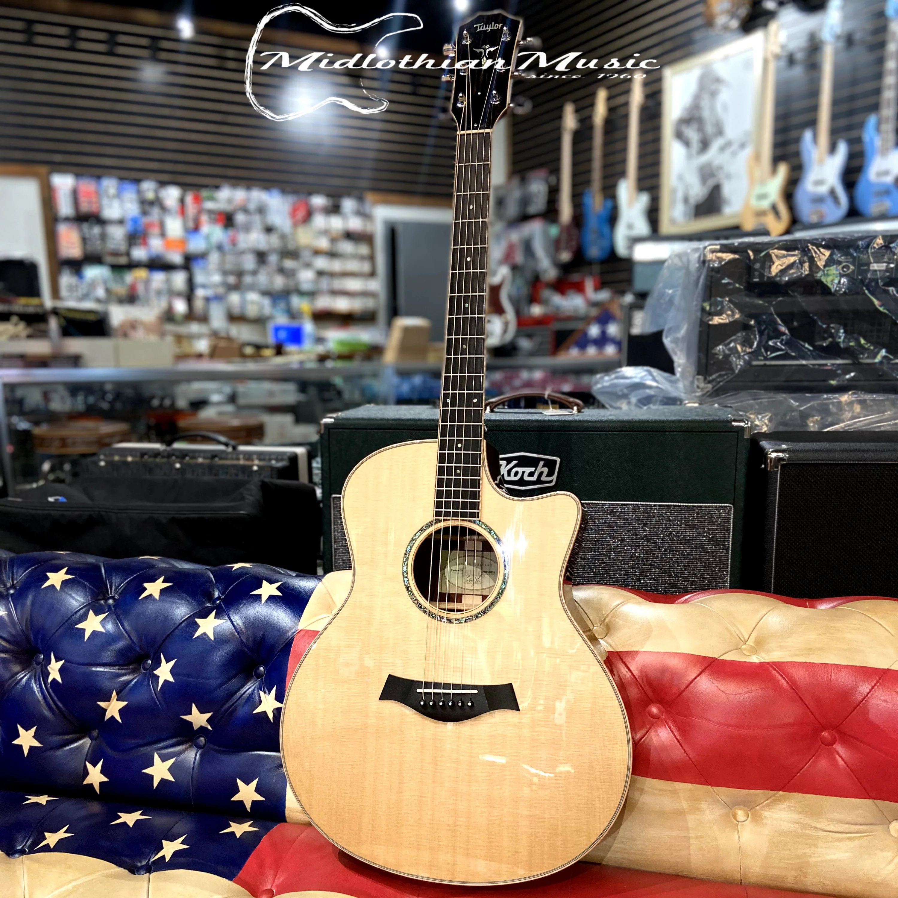Taylor Build To Order - Custom GS - Acoustic/Electric Guitar w/Case (Rare Madagascar) - Image 12