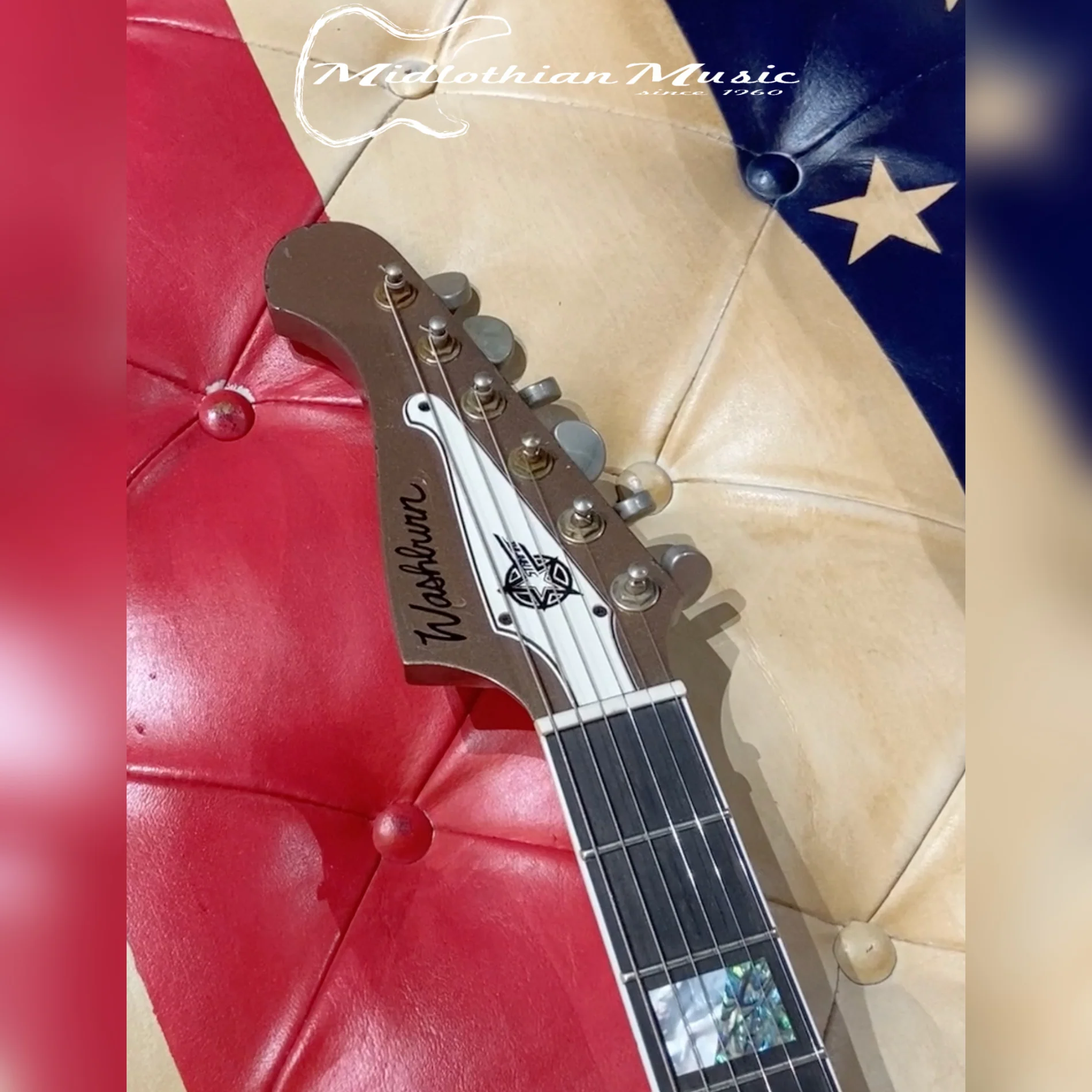 Washburn PS2012RGM Starfire Time Traveler Series -  Golden Mist - Electric Guitar w/Case - Image 12